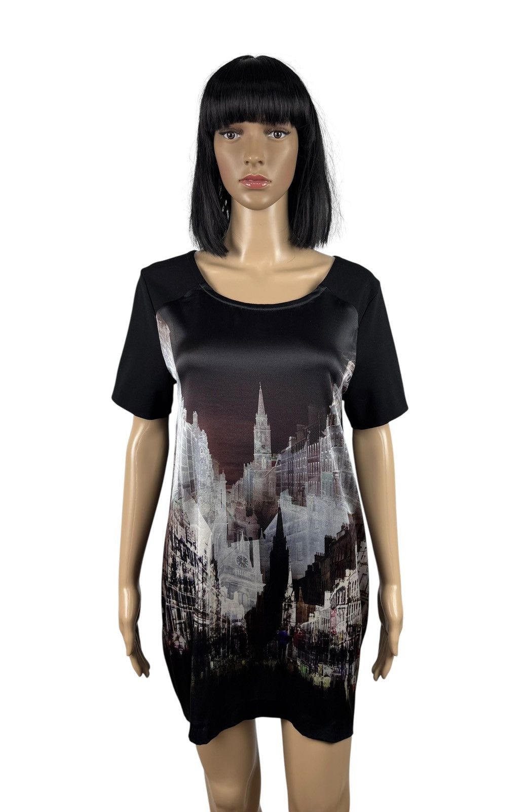 Other Marc Cain Silk Printed Mini Dress Tunic size 4 Size L / US 10 / IT 46 - 1 Thumbnail