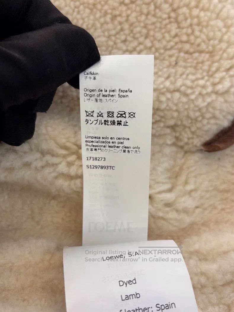 Loewe Loewe Camel Color Sheepskin Jacket with Hood Size XS / US 0-2 / IT 36-38 - 6 Thumbnail