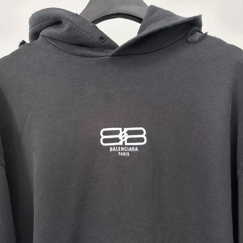 Balenciaga Balenciaga FW22 BB Pairs Icon embroidered logo hooded sweat Size US S / EU 44-46 / 1 - 3 Thumbnail