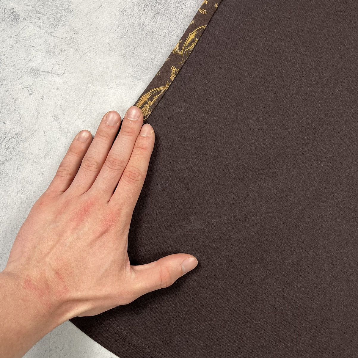 Christian Audigier Vintage Christian Audigier y2k AOP rare brown tee 90’s Size US L / EU 52-54 / 3 - 16 Thumbnail
