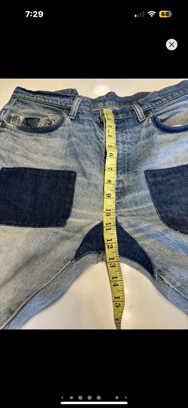 Levi's Vintage Clothing ***FINAL DROP***RARE 80s LEVIS PATCHWORK DISTRESS DENIM 36 Size US 36 / EU 52 - 12 Thumbnail