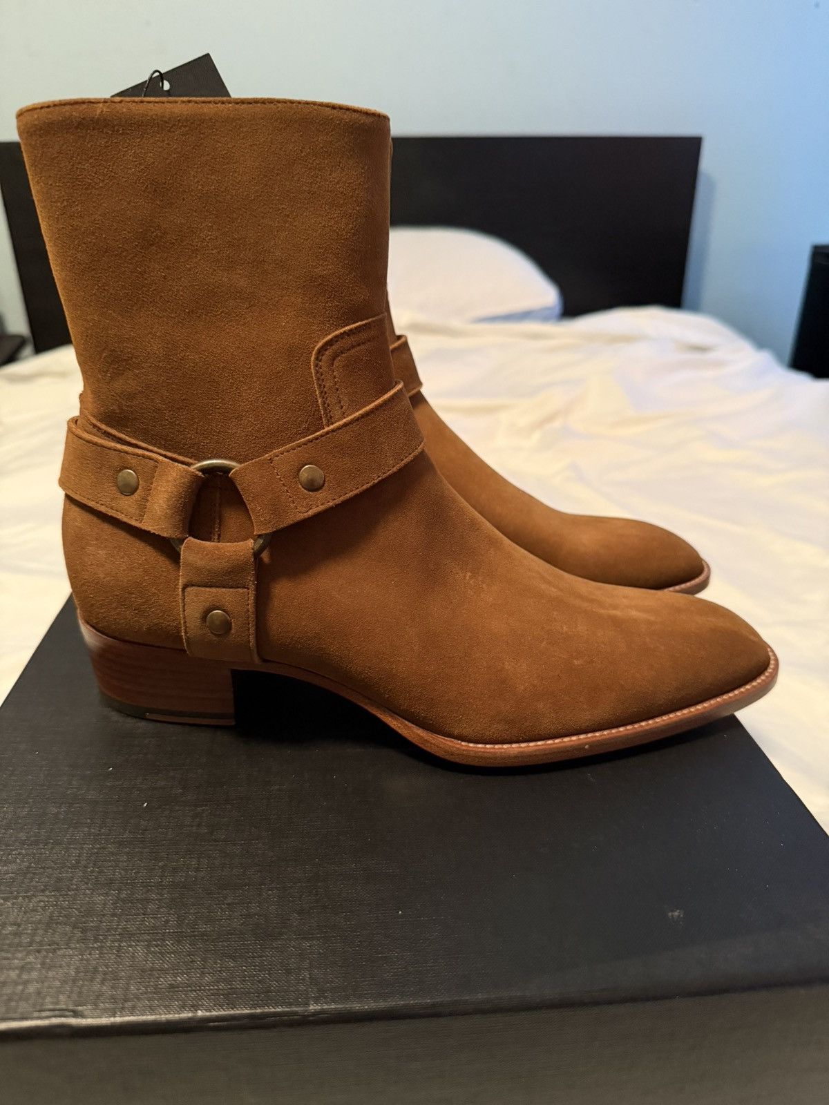Saint Laurent Paris BNWT FW13 Ochre Harness Boot Size US 9.5 / EU 42-43 - 5 Thumbnail