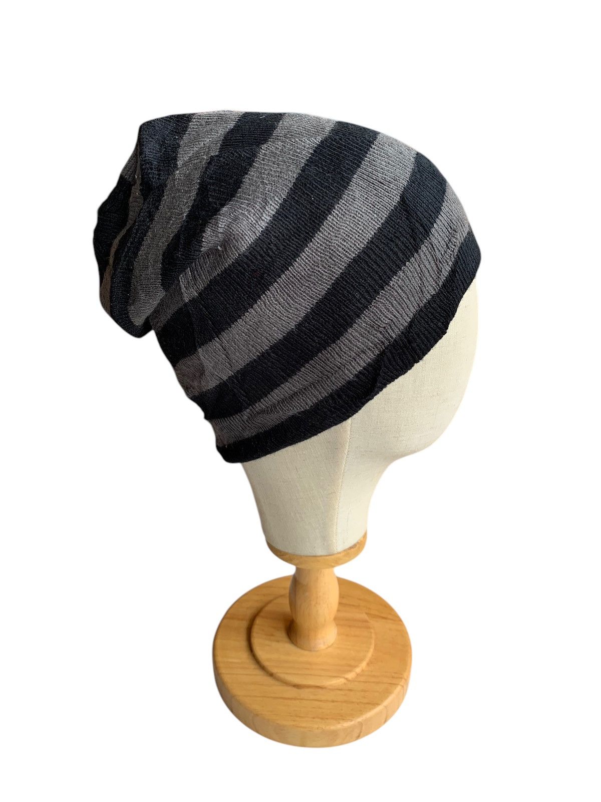 Japanese Brand × Kapital × Vintage Knitted Stripe Streetwear Style Winter sessions Beanie Hats Size ONE SIZE - 2 Thumbnail