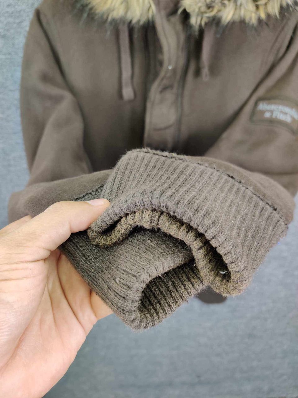 Abercrombie & Fitch Vintage Abercrombie & Fitch Shearling Fur Hoodie Jacket Size US XL / EU 56 / 4 - 15 Thumbnail