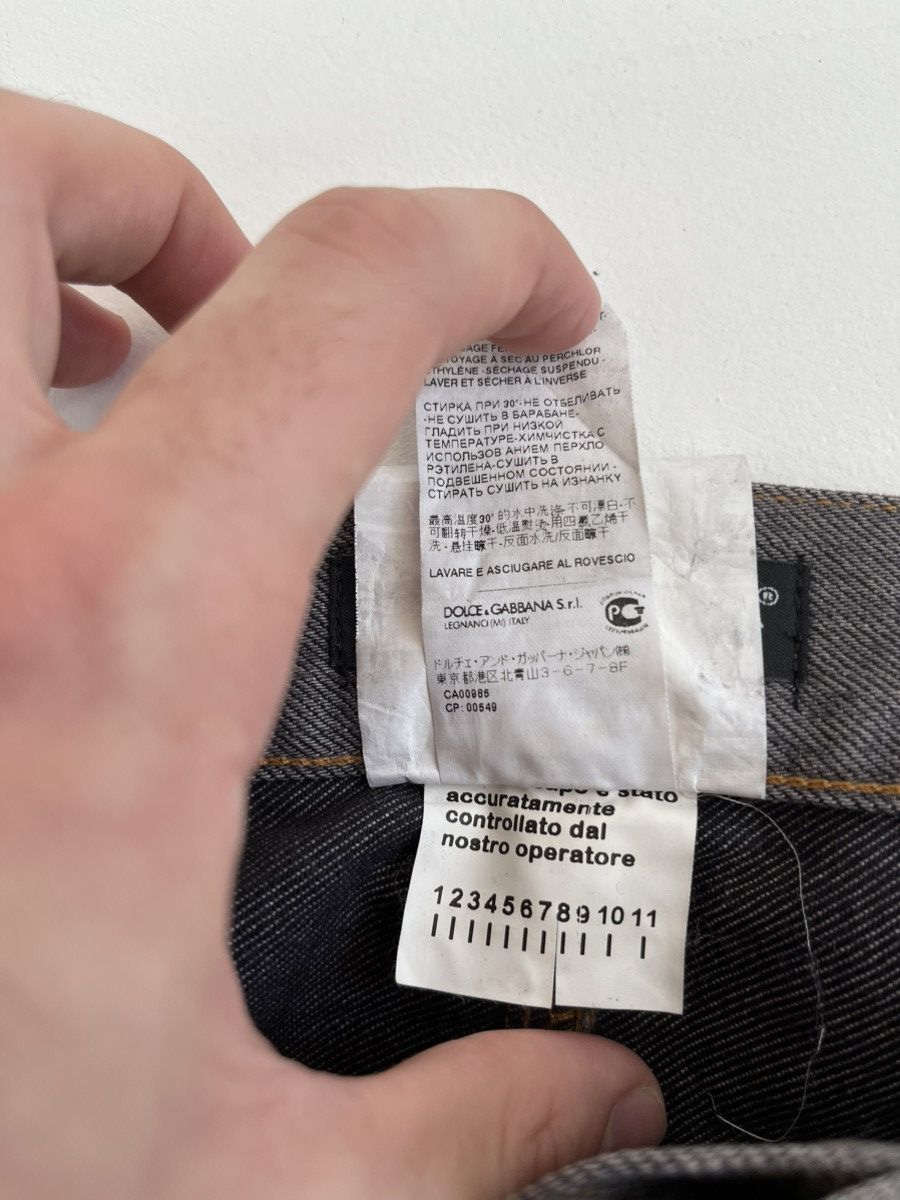 Dolce & Gabbana Vintage 90s Dolce & Gabbana 14 Distressed Jeans classic fit Size US 34 / EU 50 - 9 Thumbnail