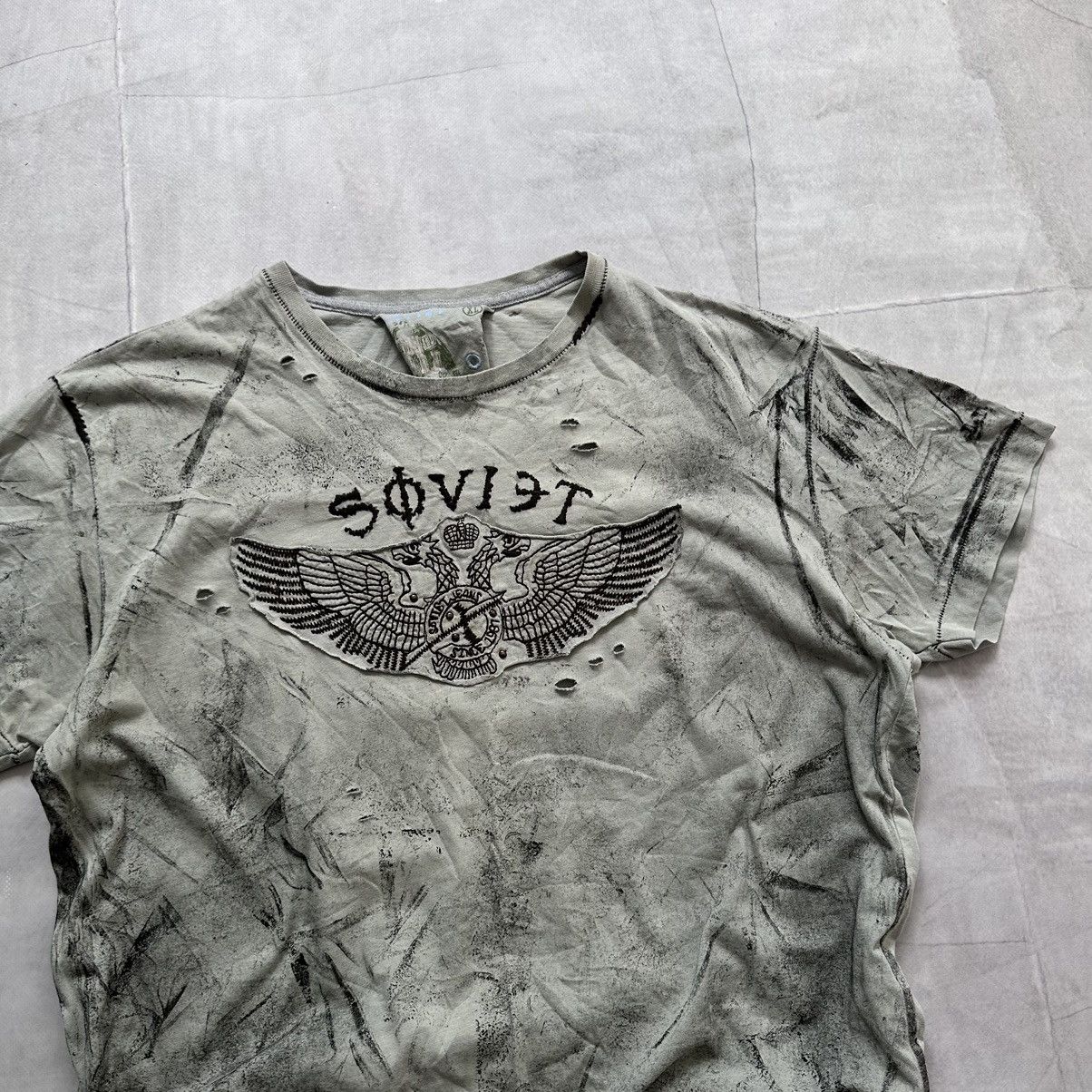 Hysteric Glamour × Undercover Military Soviet Union Hysteric Glamour Style Punk T-Shirt Size US XL / EU 56 / 4 - 2 Thumbnail