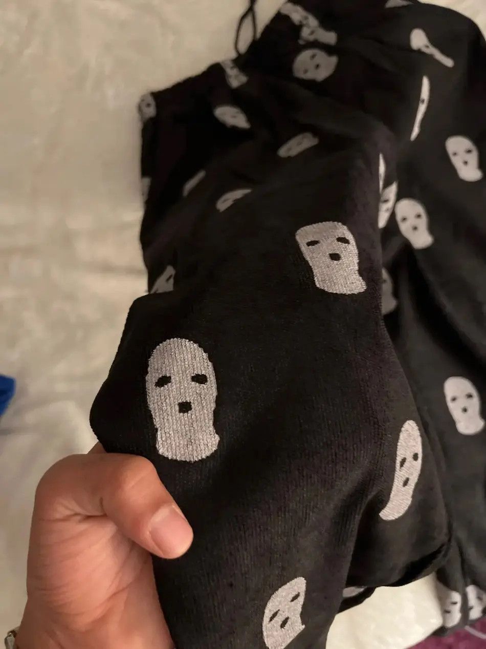Japanese Brand Gothic Skull Full Baggy Pants drawstring Corduroy Hip hop Size US 32 / EU 48 - 4 Thumbnail