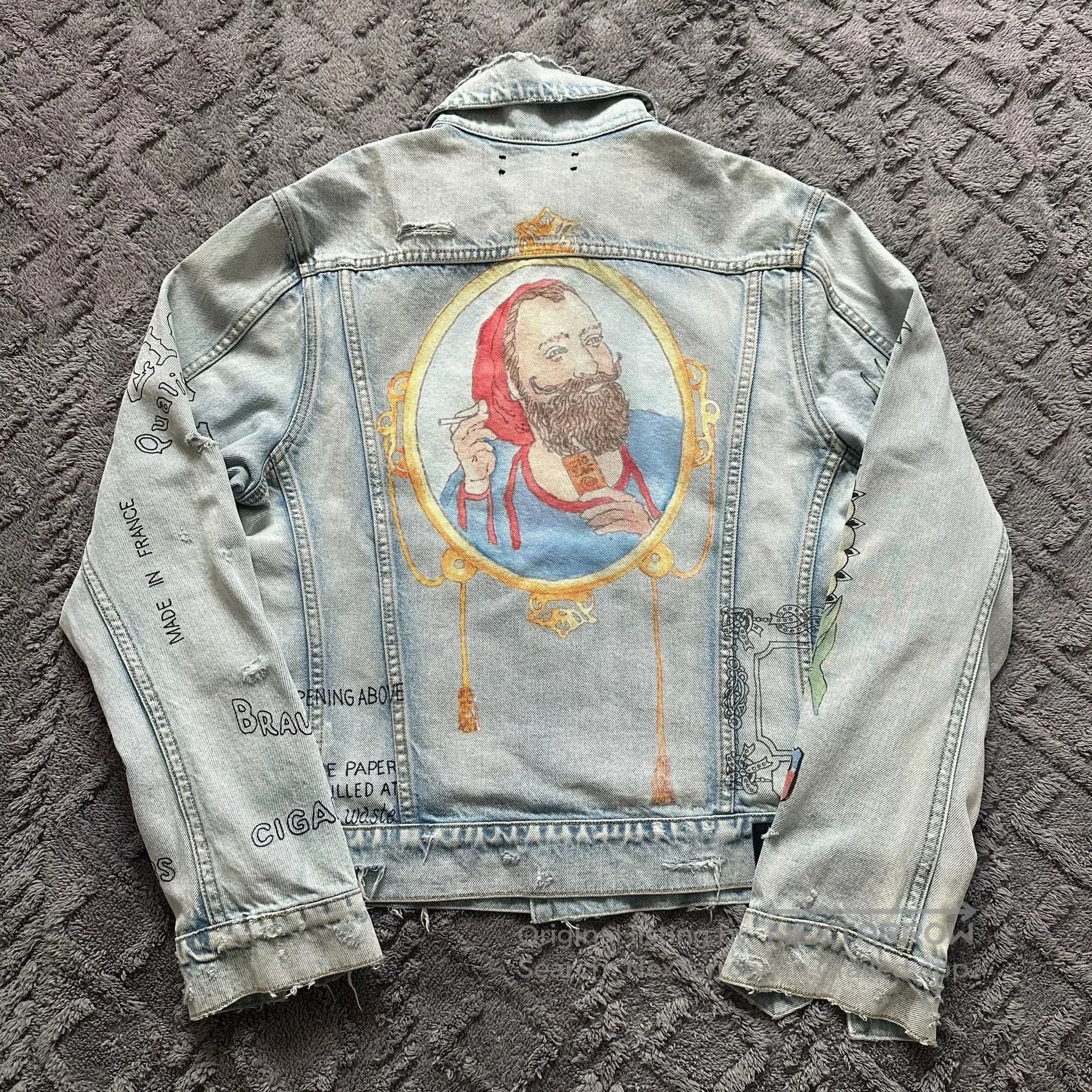 Amiri Amiri Artist Edition Graffiti Denim Jacket. Size US L / EU 52-54 / 3 - 1 Thumbnail