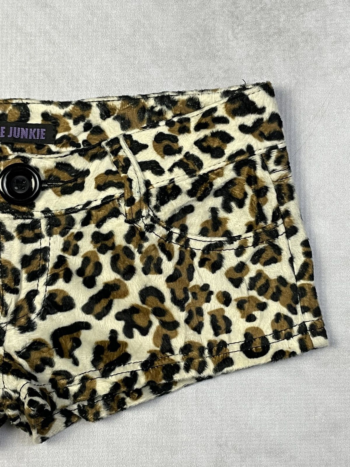 Hysteric Glamour Y2k Love Junkie Mcbling Gyaru Cheetah Micro Shorts Size 27" / US 4 / IT 40 - 3 Thumbnail