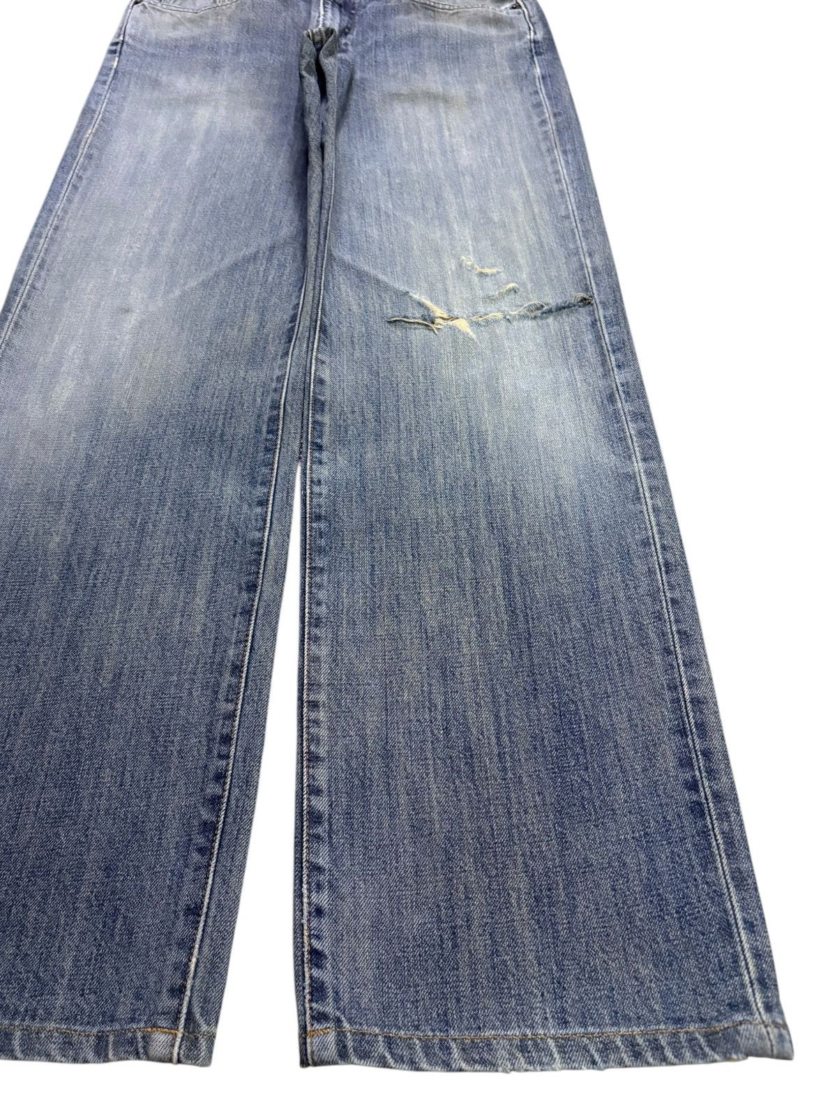 Japanese Brand Vintage Japanese Brand Distressed Baggy Jeans Size US 29 - 7 Thumbnail