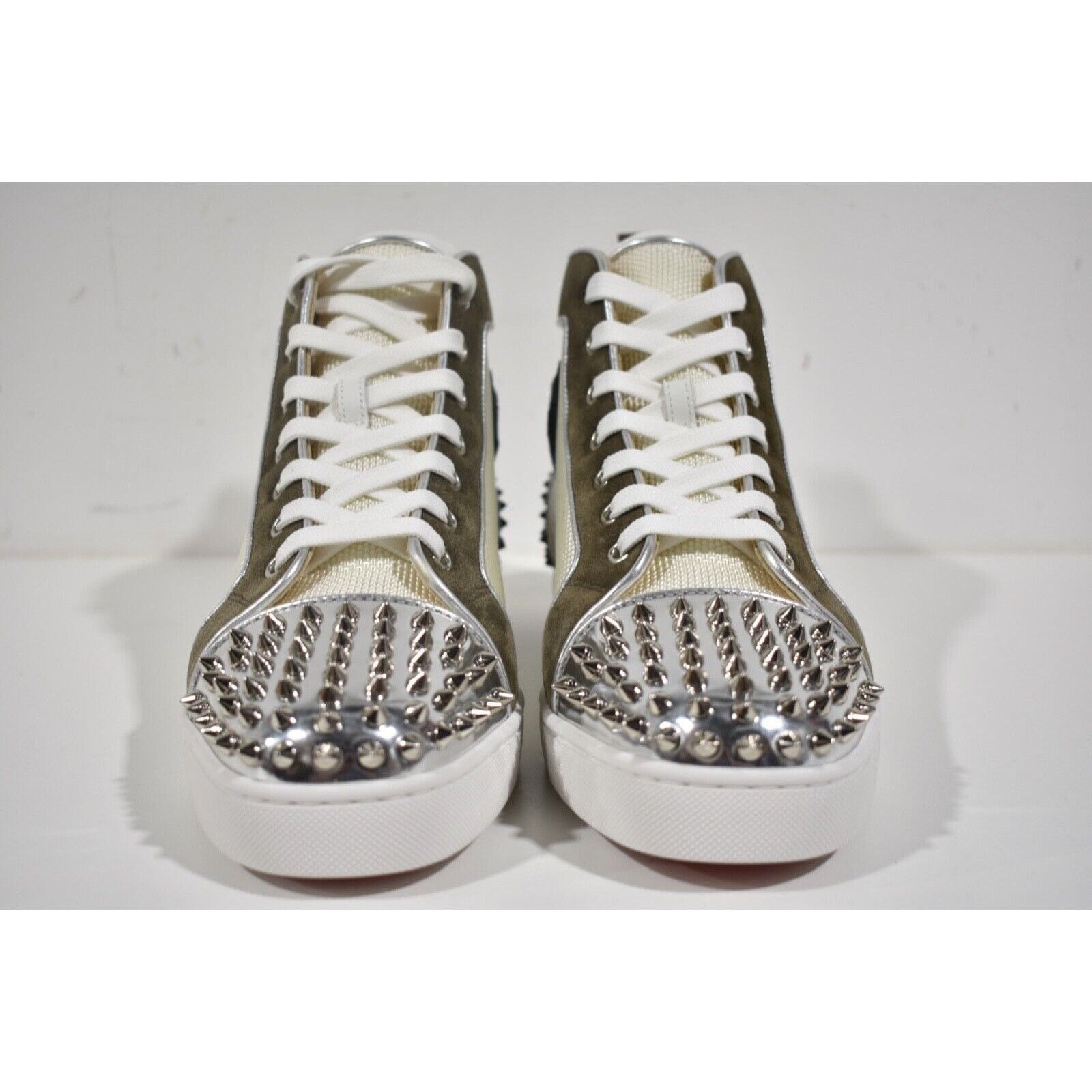 Christian Louboutin Christian Louboutin Mens Lou Spikes High Top Sneaker Size US 9.5 / EU 42-43 - 5 Thumbnail