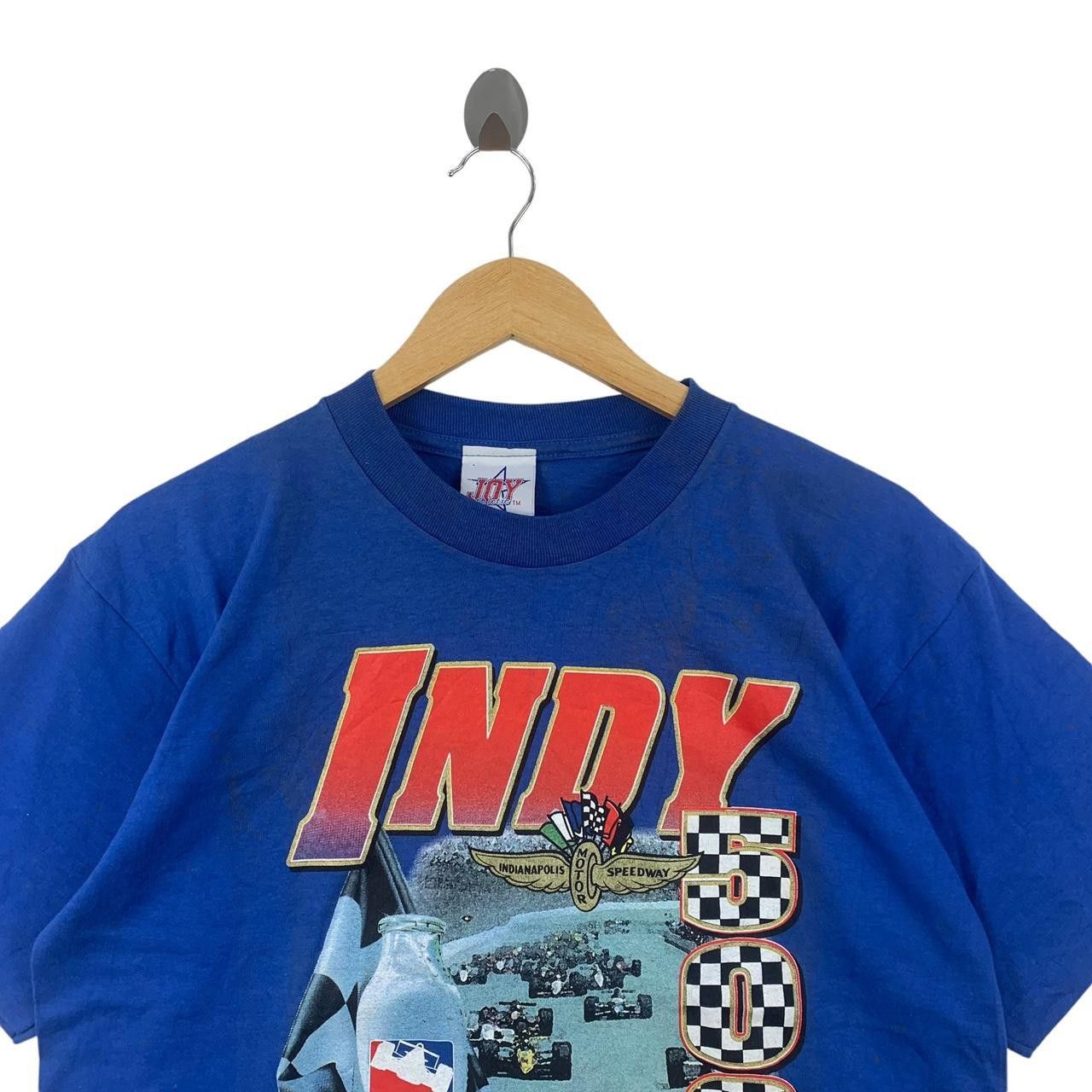 Vintage Vintage 90’ INDY RACING LEAGUE Indianapolis Motors Tee Size US XL / EU 56 / 4 - 2 Thumbnail
