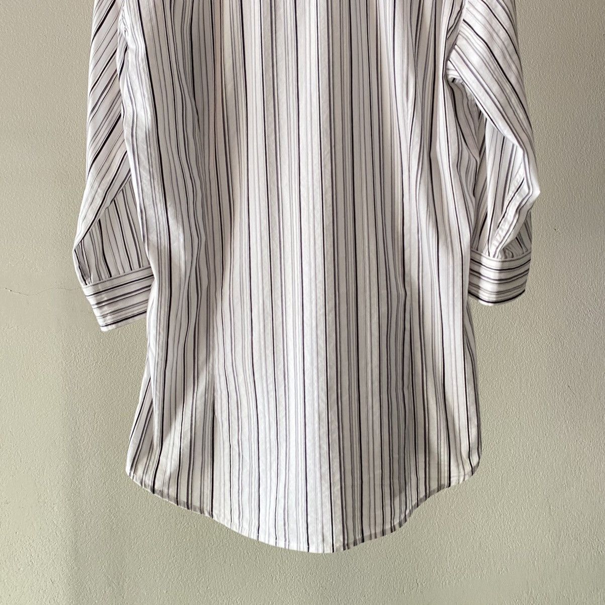 Tornado Mart TORNADO MART Striped 3/4 Sleeve Shirt Size L / US 10 / IT 46 - 10 Thumbnail