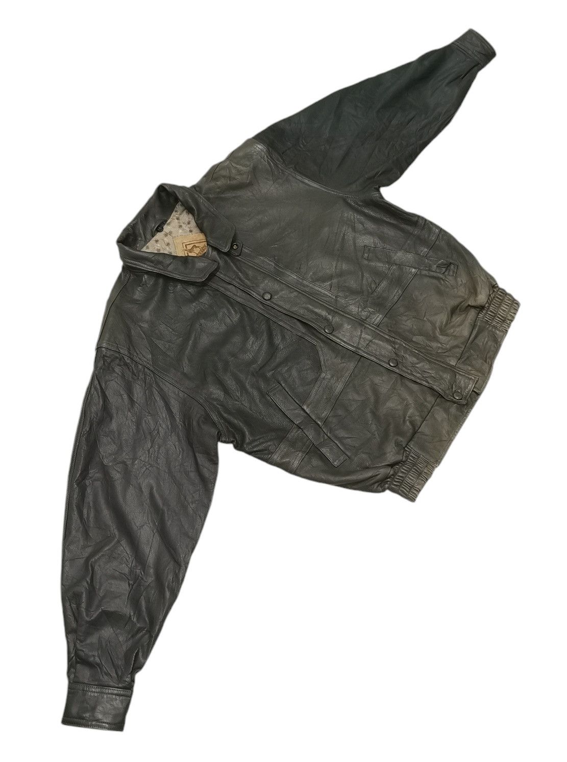 Japanese Brand Deerskin Leather Bomber Jacket Size US L / EU 52-54 / 3 - 8 Thumbnail