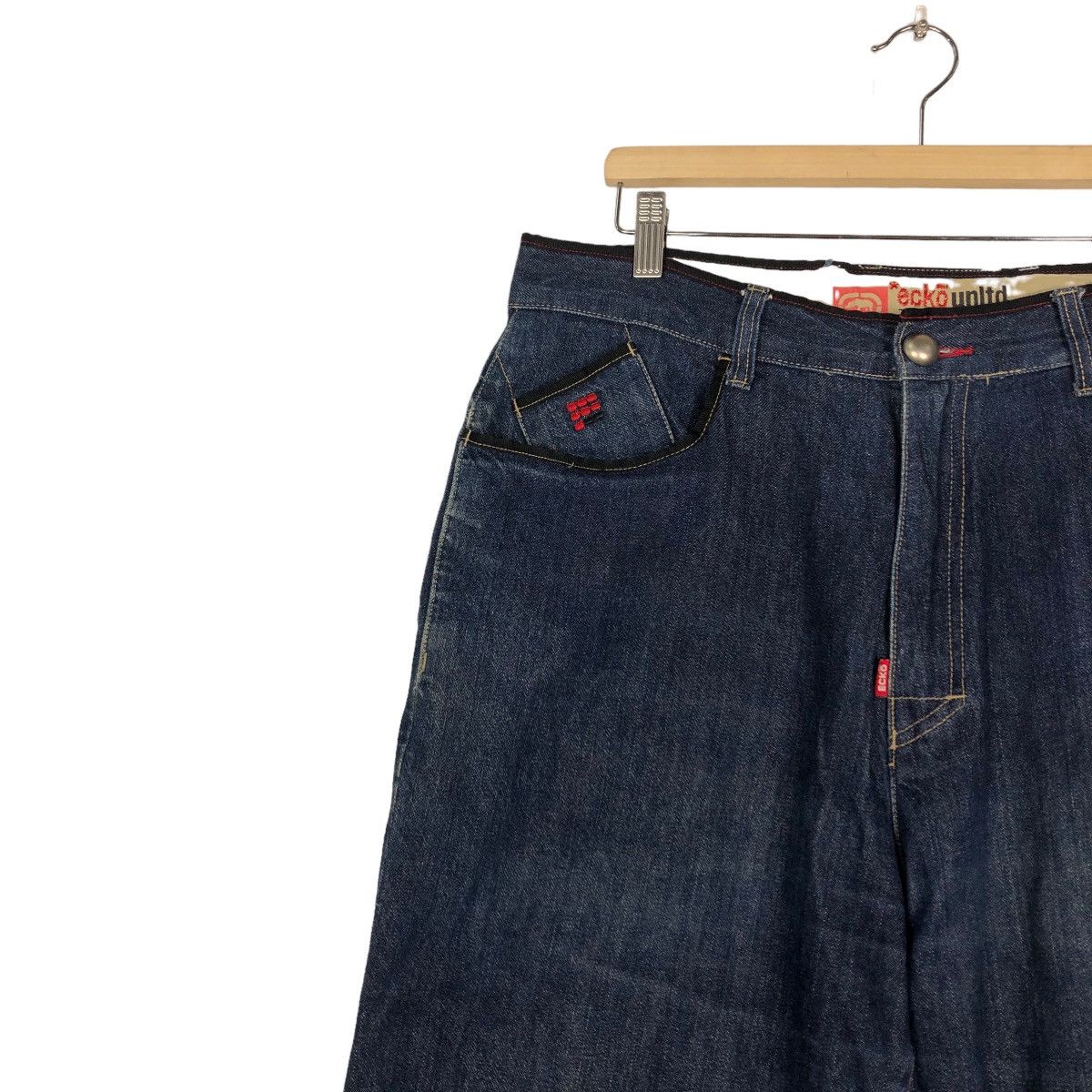 Ecko Unltd. 🔥Vintage Denim Jeans Biker Ecko Untld Rare Design Size US 34 / EU 50 - 7 Thumbnail