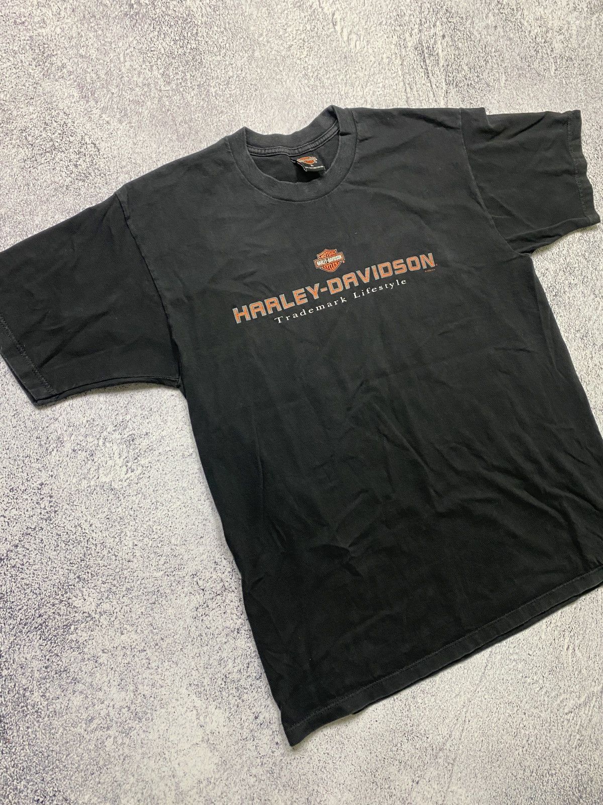 Harley Davidson × Vintage Vintage 1996 Harley Davidson Cyprus T-shirt Size US XL / EU 56 / 4 - 3 Thumbnail