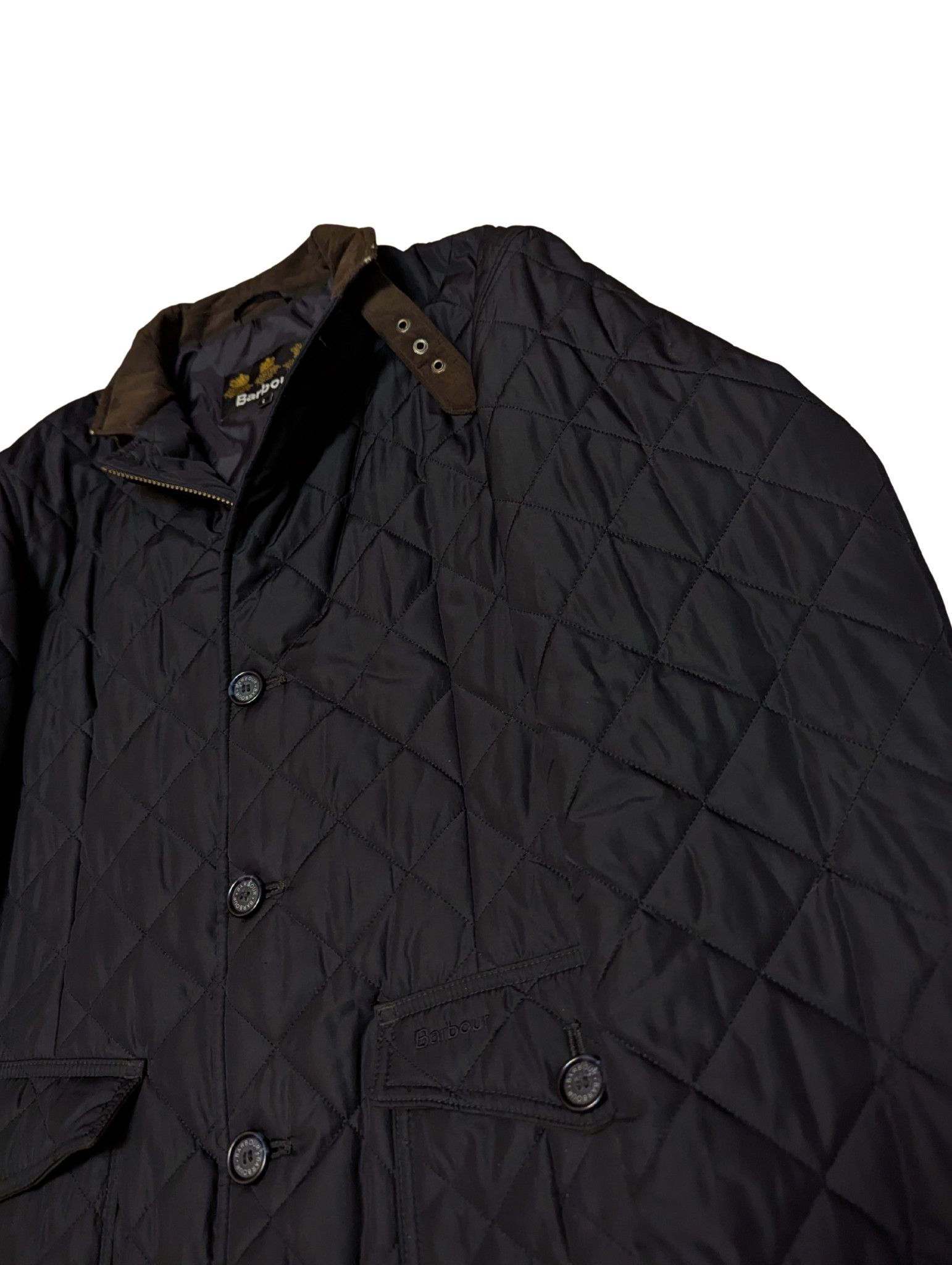 Barbour Barbour Quilted Jacket Black Size L – Classic Style Size US L / EU 52-54 / 3 - 3 Thumbnail