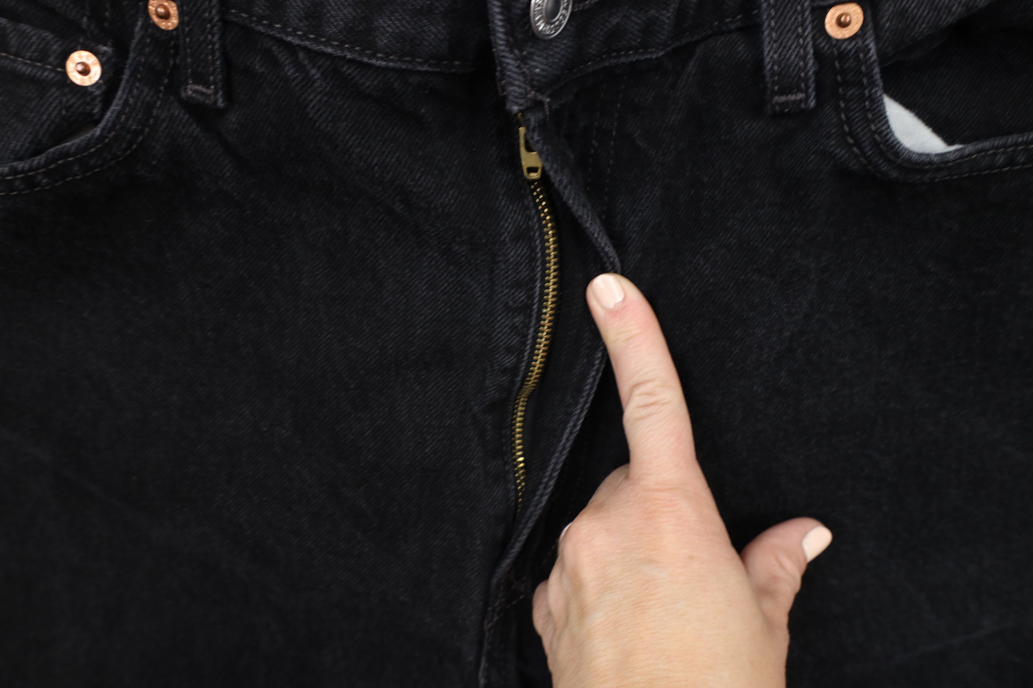 Levi's × Vintage Vintage Y2K Levis 505 Fit Straight Leg Denim Jeans Black Size US 34 / EU 50 - 5 Thumbnail