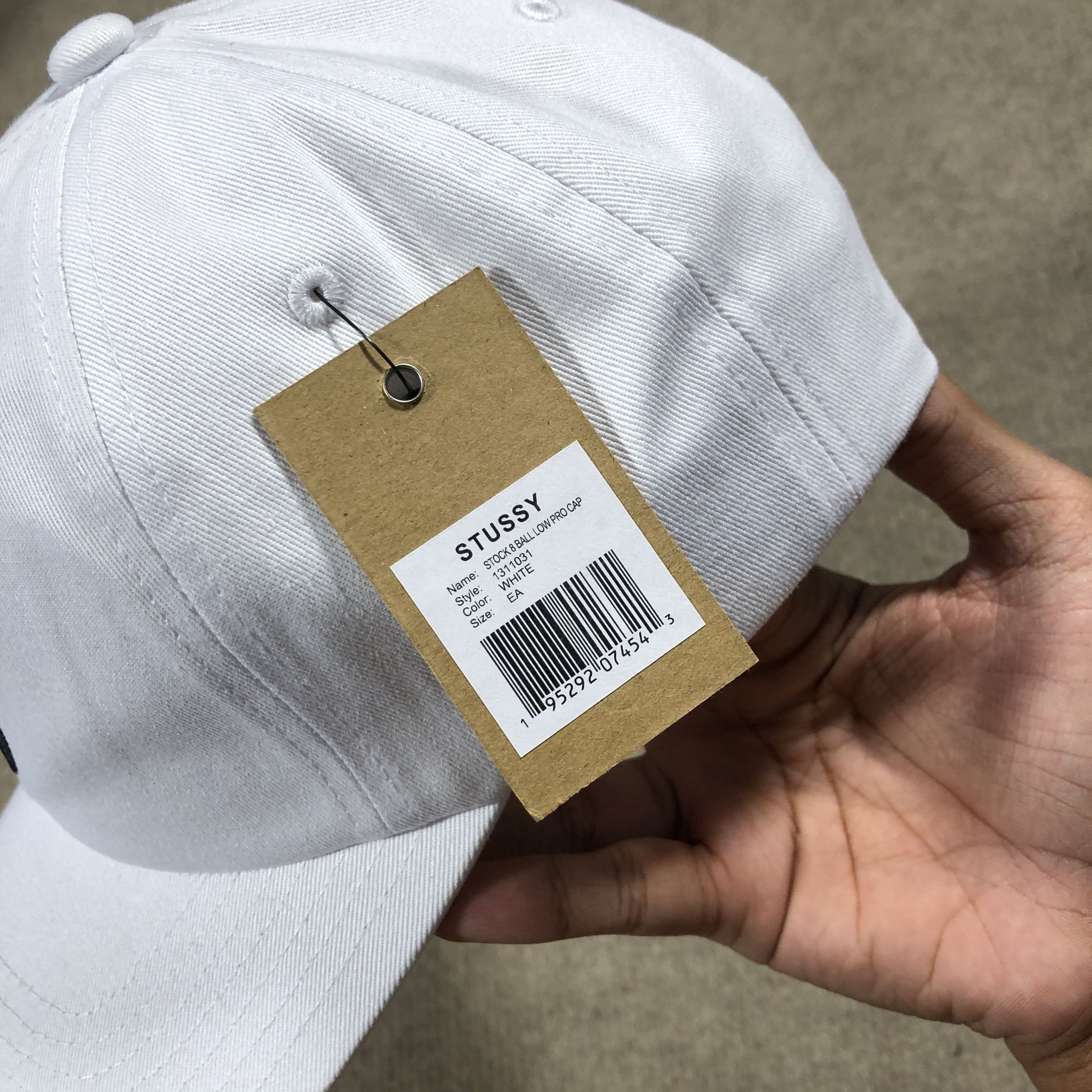 Stussy stussy 8 ball cap hat white Size ONE SIZE - 2 Thumbnail
