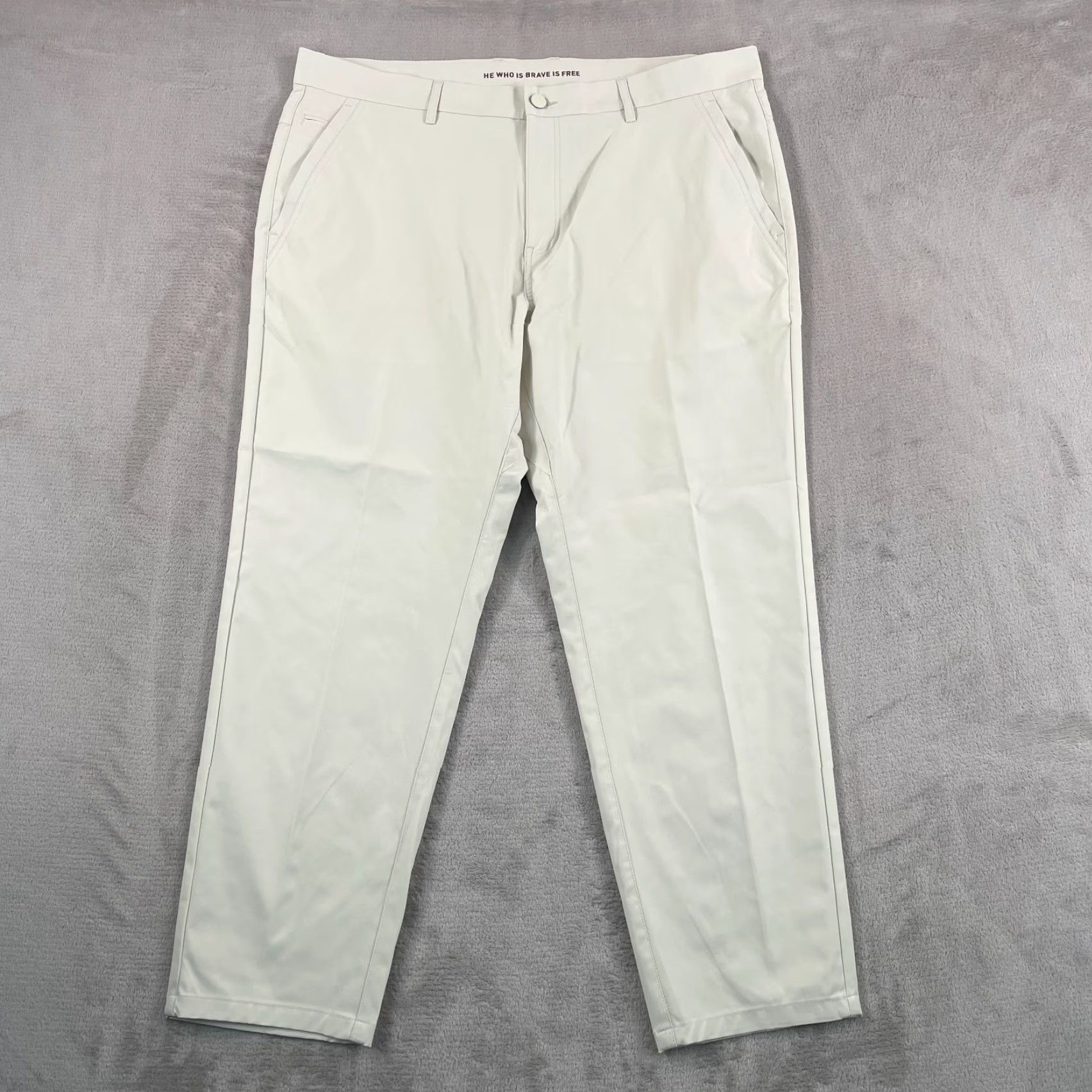 Vintage Marcus Pierce Renegade Pants Slim Men Birch Beige 38x27 5-Pocket Chino 27 Inseam XS? Size US 38 / EU 54 - 4 Thumbnail