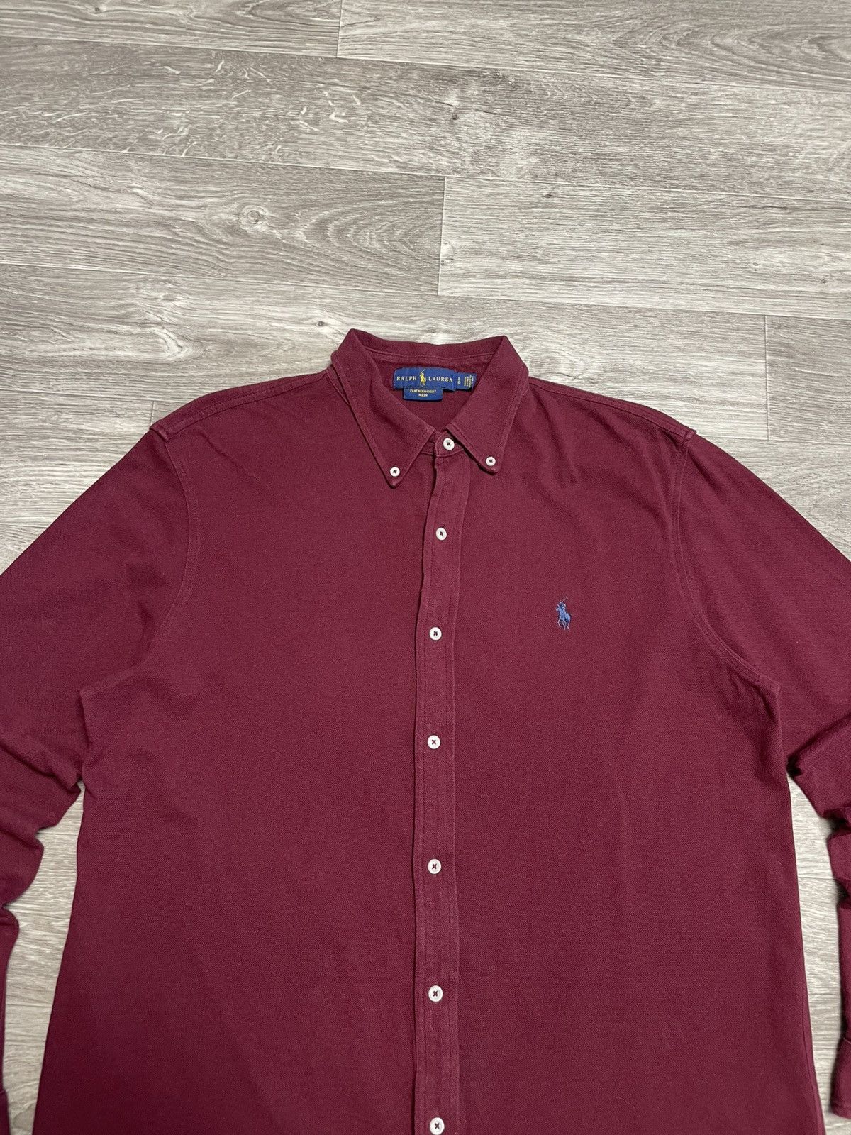 Polo Ralph Lauren Polo Ralph Lauren Long Sleeve Featherweight Mesh Shirt Size US L / EU 52-54 / 3 - 2 Thumbnail