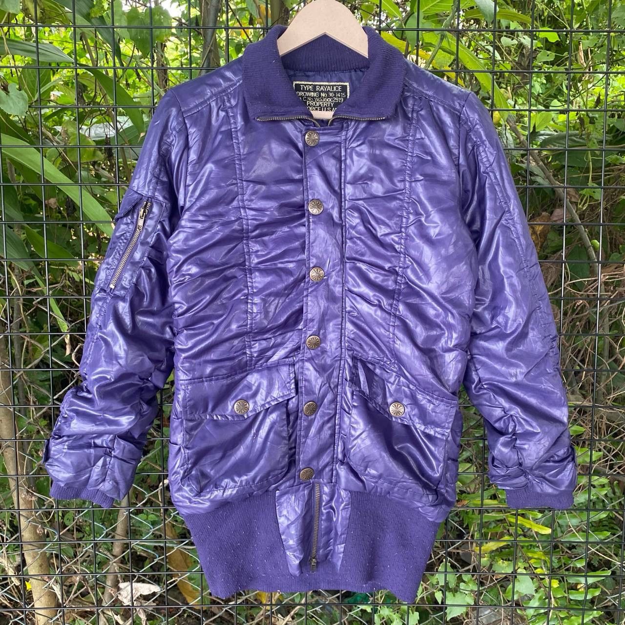 Other Purple Type Rayalice Air Force Us Army Down Jacket Size M / US 6-8 / IT 42-44 - 2 Thumbnail