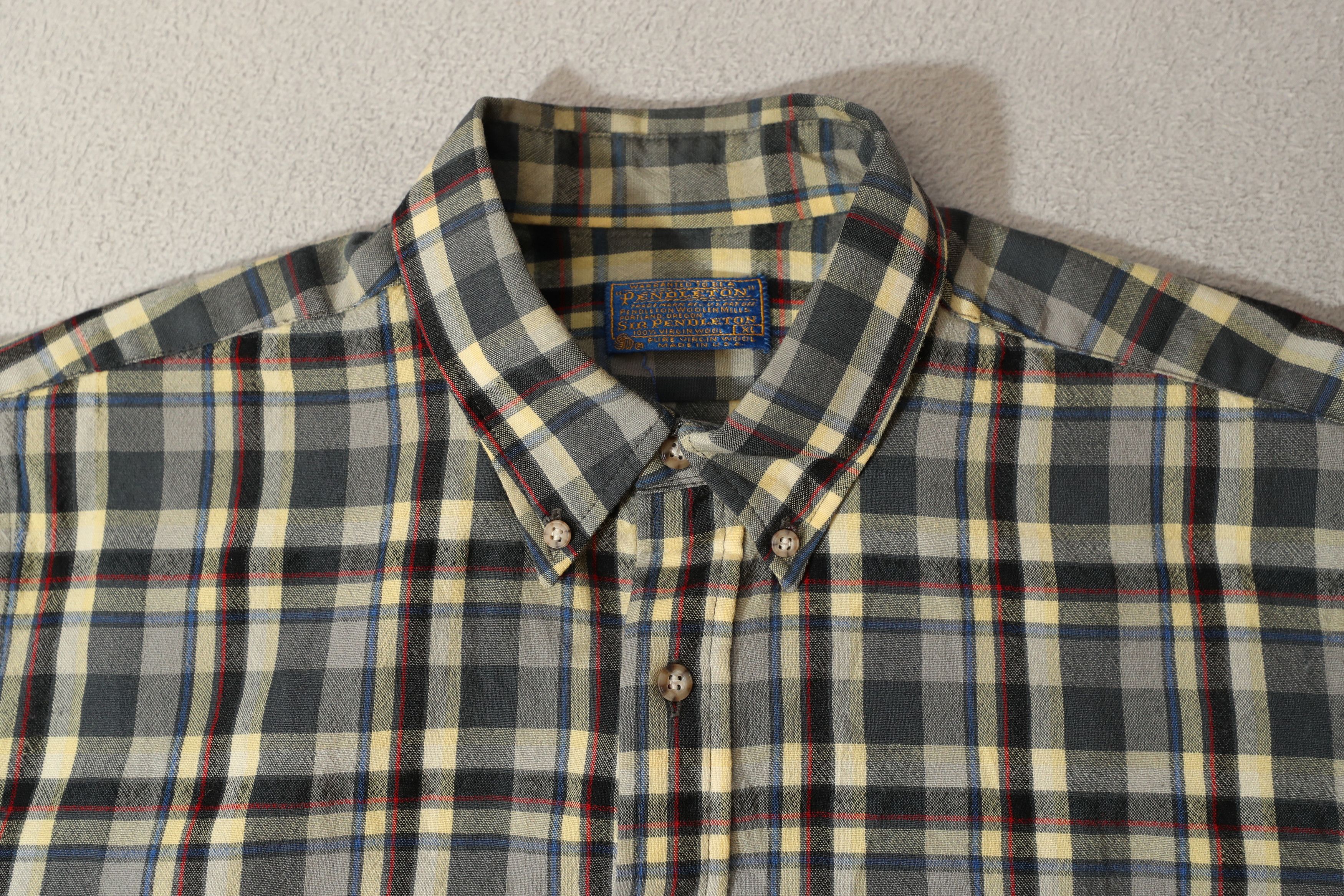 Pendleton Pendleton Green Plaid Flannel (XL) Size US XL / EU 56 / 4 - 7 Thumbnail