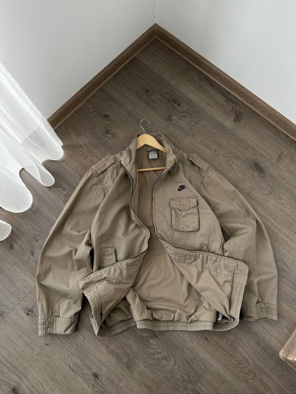 Nike × Nike ACG × Vintage Vintage Nike Beige Pocket Jacket Size US L / EU 52-54 / 3 - 9 Thumbnail