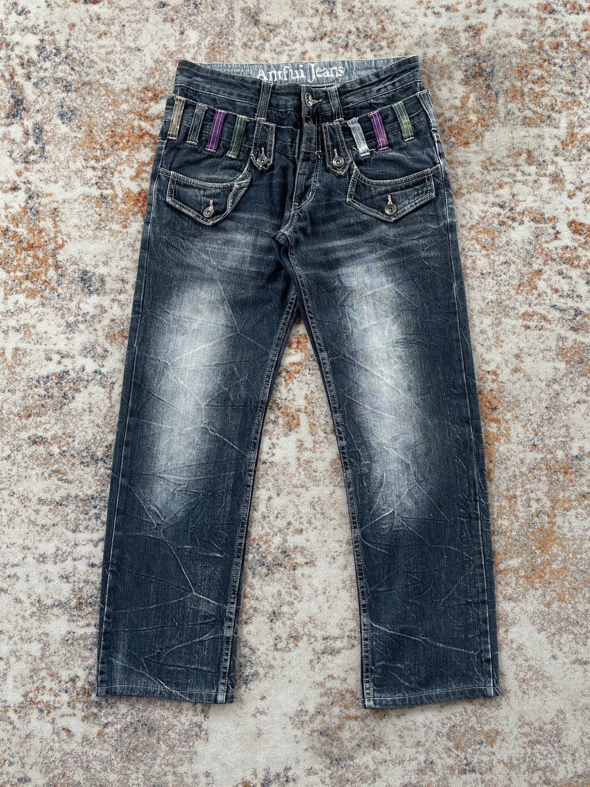 Hysteric Glamour ANTFUI DOUBLE WAIST DENIM Size US 28 / EU 44 - 1 Thumbnail