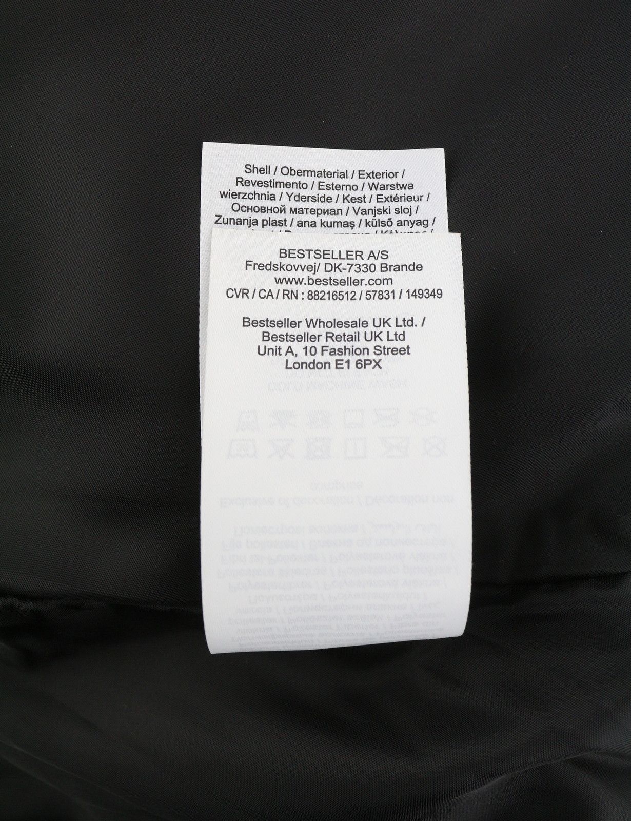 Jack & Jones SAGA NYLON QUILTED XL Black Padded Hidden Hood 88023 Size XL / US 12-14 / IT 48-50 - 12 Thumbnail