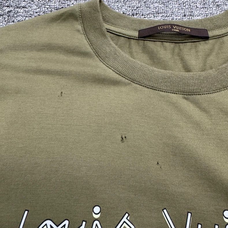 Louis Vuitton Louis Vuitton Embroidered Short Sleeve Tshirt-2506 Size US M / EU 48-50 / 2 - 3 Thumbnail
