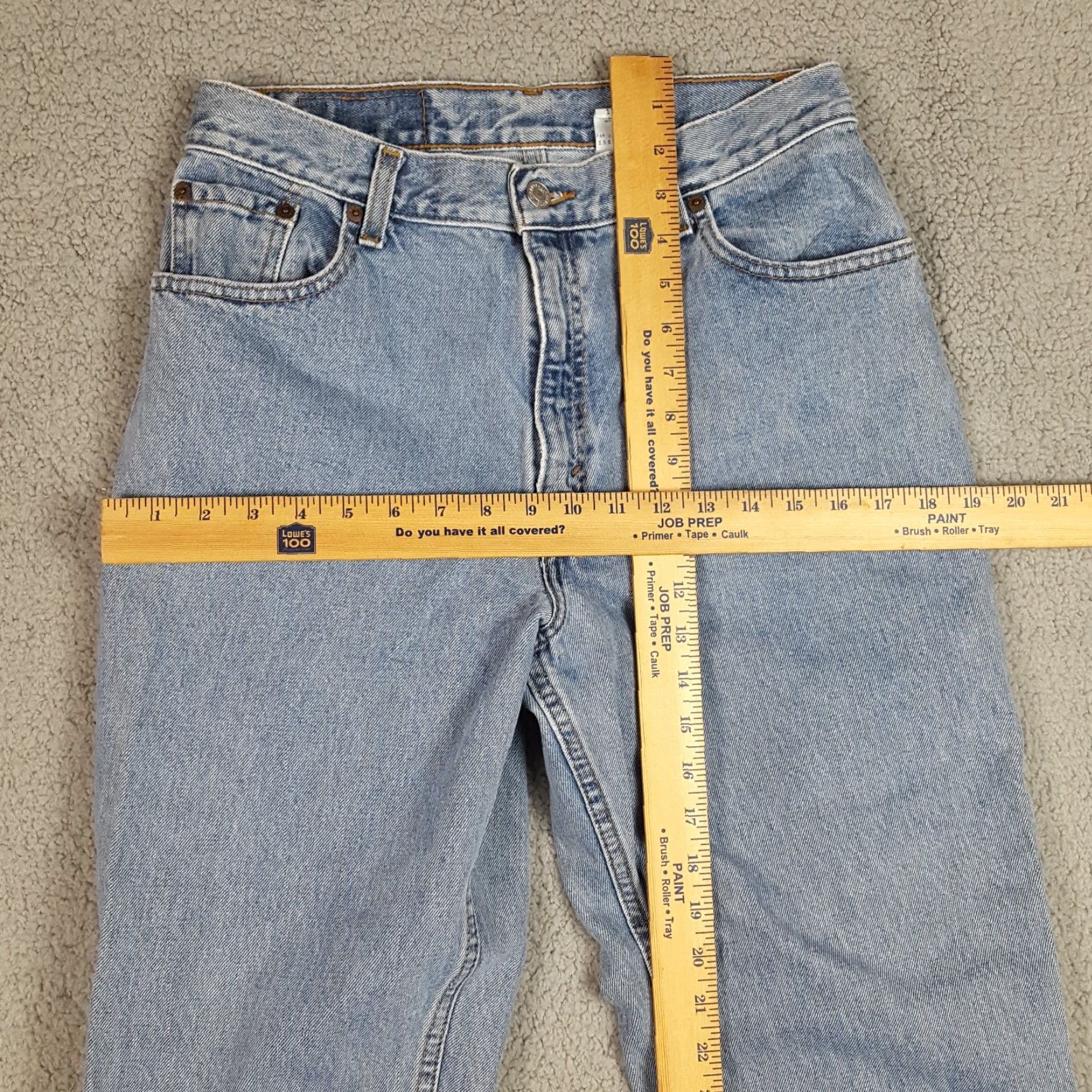 Levi's 90s Levi's Relaxed Tapered 550 Faded Women's Size 12 Denim Blue Jeans High Waist Size 34" / US 12 / IT 48 - 7 Thumbnail
