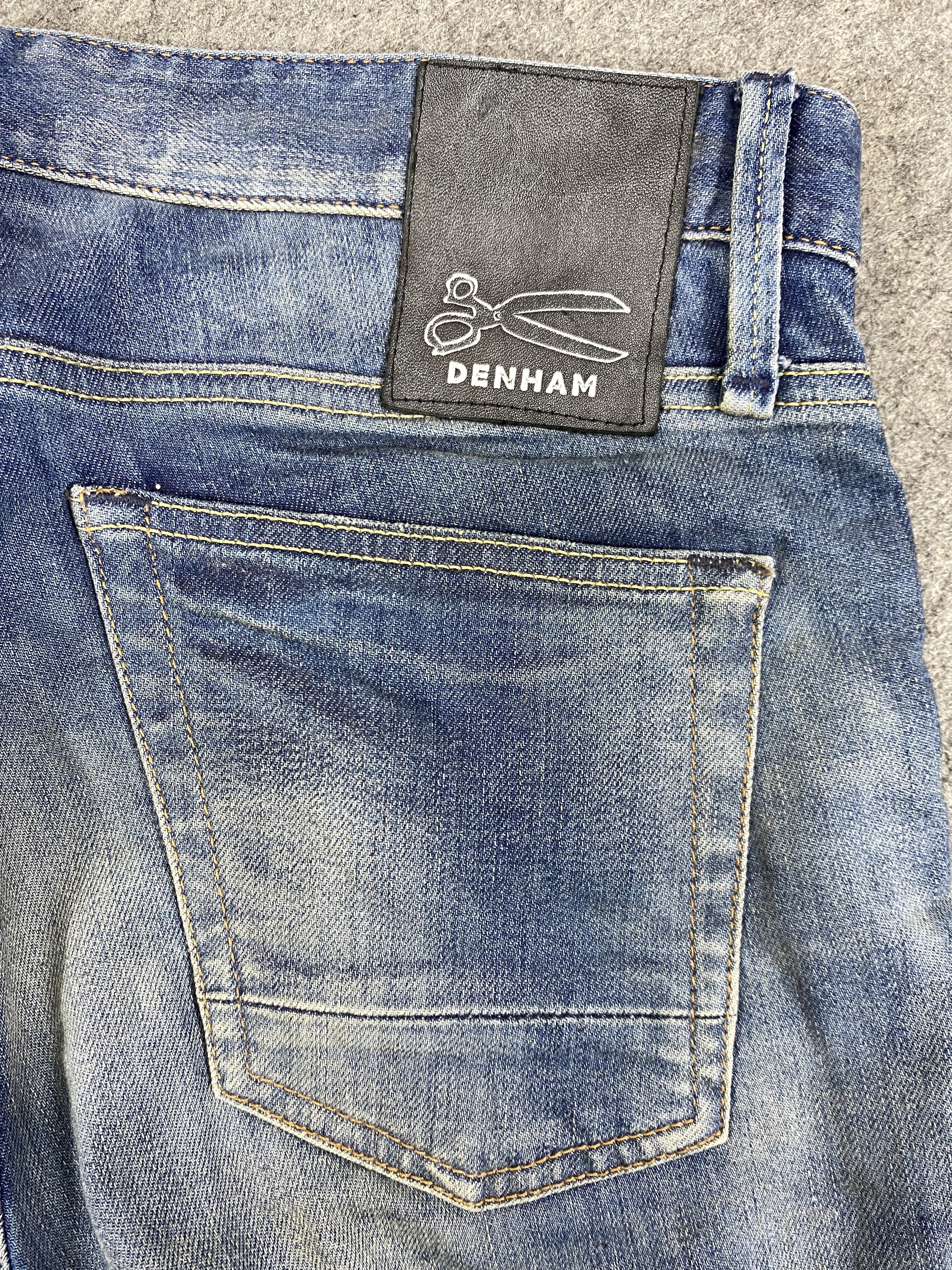 Japanese Brand Faded Blue Redline Denham Jeans 32x28 Denim - JN3333 Size US 32 / EU 48 - 14 Thumbnail