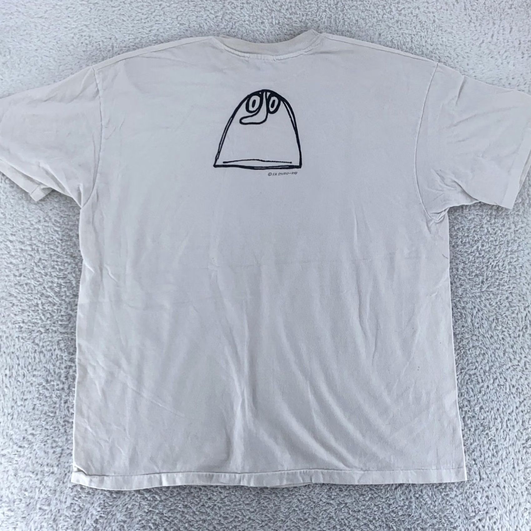 Hanes VINTAGE Read Any Good T-Shirts Lately? Shirt Mens XL Art SR Studio Funny Joke T-Shirt Mens XL White Graphic Print 90s SR Studio Mens Clothing Size US XL / EU 56 / 4 - 4 Thumbnail