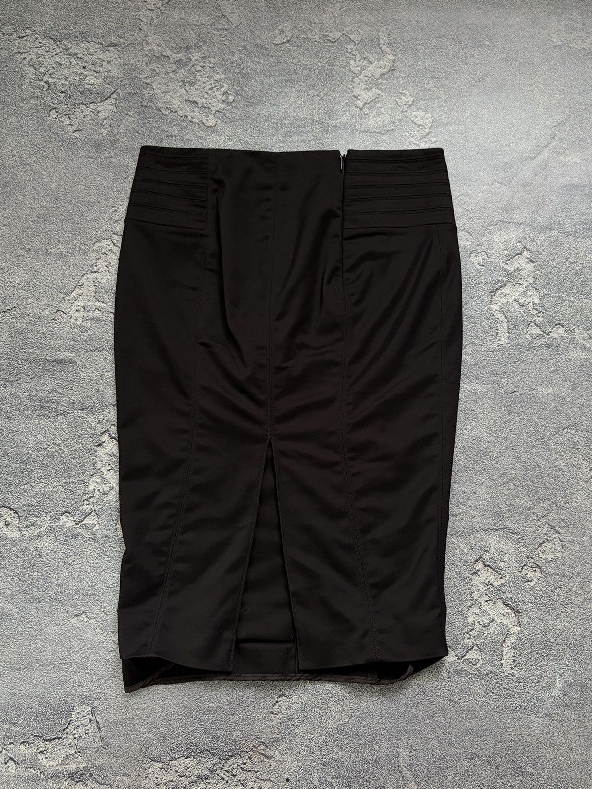 Gucci **2003 Gucci Tom Ford Archive Black Pencil Skirt IT 40** Size 27" / US 4 / IT 40 - 5 Thumbnail