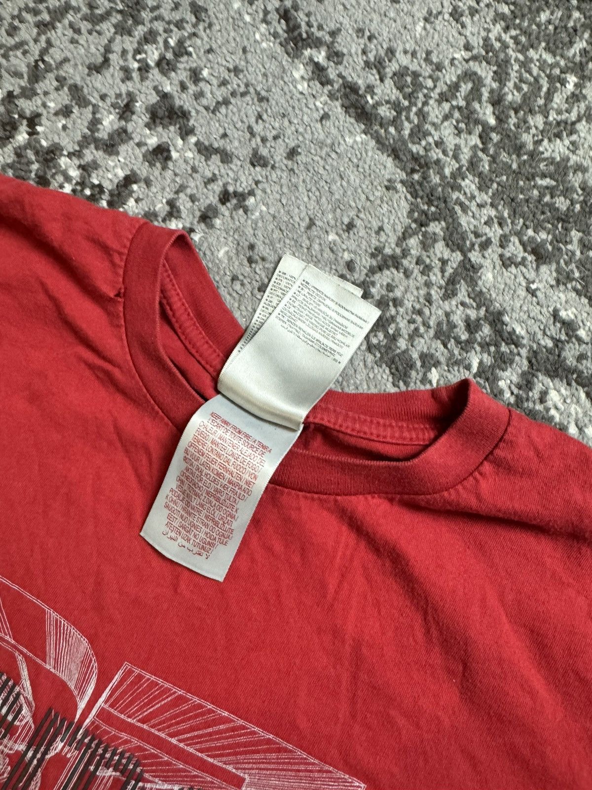 Nike × Vintage Vintage Y2K Nike 87 Air Max Swoosh logo Drill 90s T Shirt Size US L / EU 52-54 / 3 - 6 Thumbnail