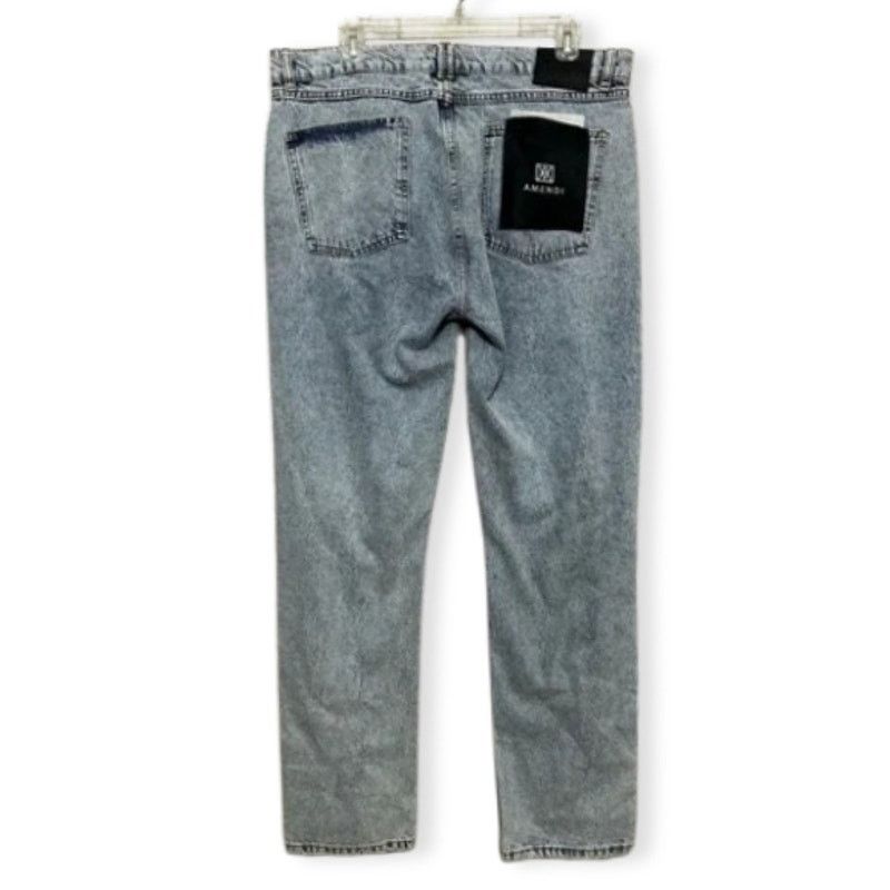 Other Amendi Straight Jeans Denim Distressed Blue Acid Wash M 36W Size US 36 / EU 52 - 4 Thumbnail