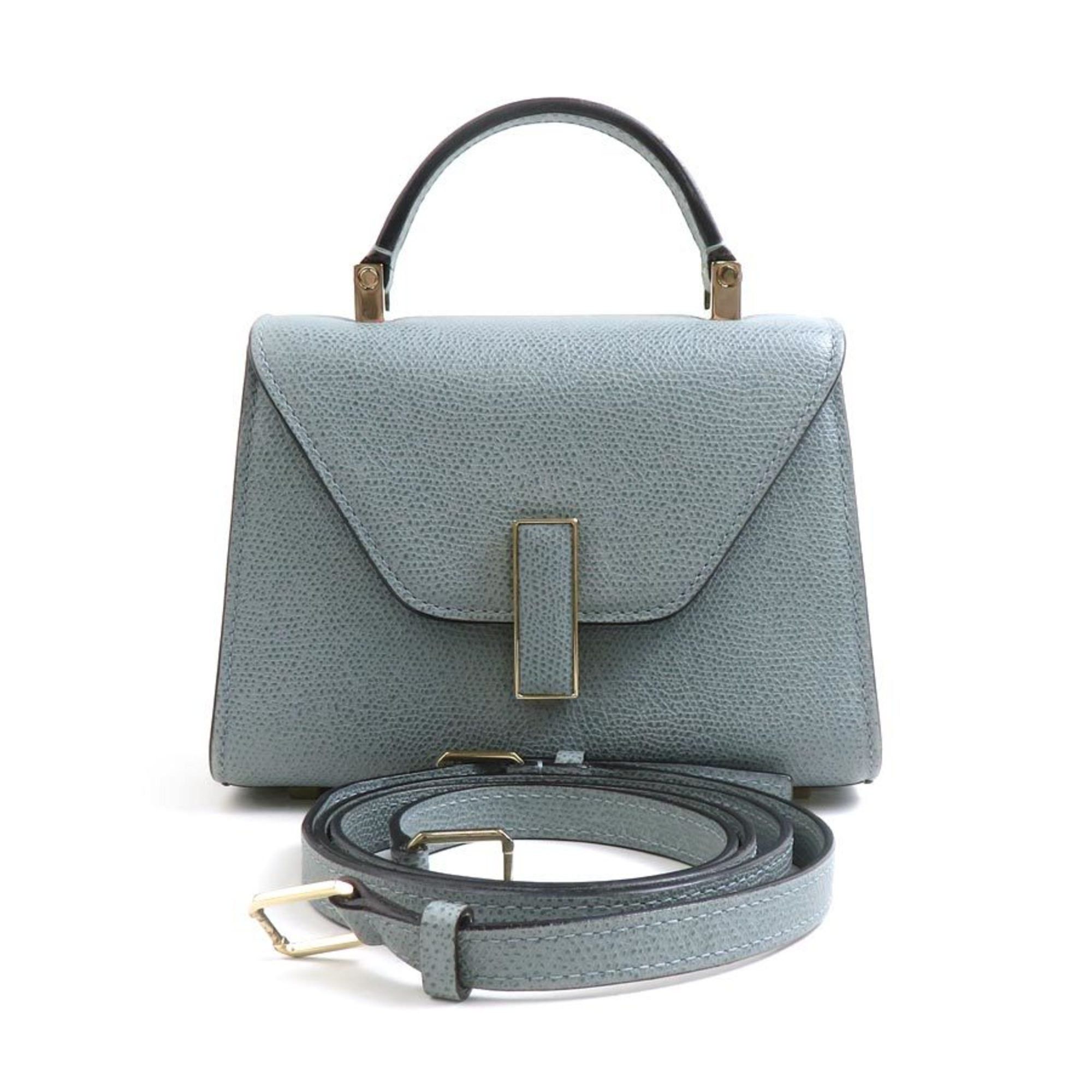 Valextra Valextra Micro Iside Shoulder Bag in Powder Blue Leather, Women's, 90178a Size ONE SIZE - 1 Thumbnail