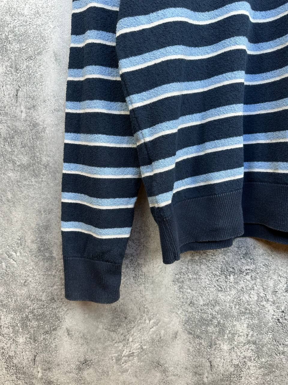 Fred Perry Fred Perry Striped Terry Knit Sweater Jumper Crew Size US L / EU 52-54 / 3 - 6 Thumbnail