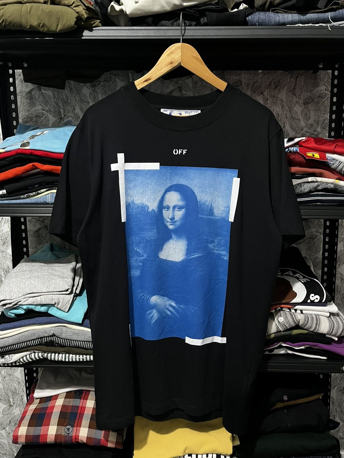 Off-White Off-White Mona Lisa Short Sleeve T-Shirt Size US L / EU 52-54 / 3 - 1 Thumbnail