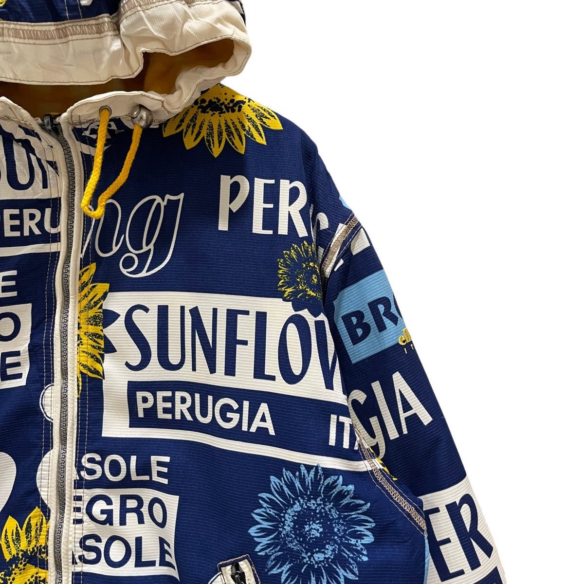 Ellesse × Vintage Vintage Ellesse Sunflower Perugia Reversible Hoodie Jacket Size US M / EU 48-50 / 2 - 5 Thumbnail