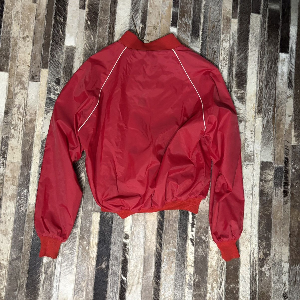 Budweiser Vintage 70’s Budweiser Red Reversible Zip Up Bomber Size US M / EU 48-50 / 2 - 4 Thumbnail