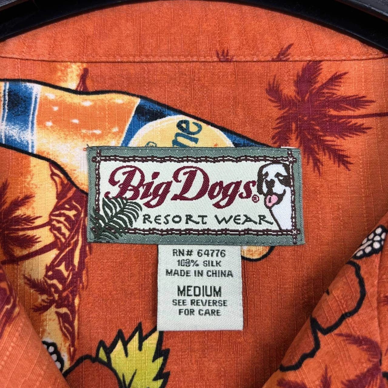 Big Dogs Big Dogs Resort Wear Shirt Men Hawaiian Button Up Collared M Size US M / EU 48-50 / 2 - 6 Thumbnail