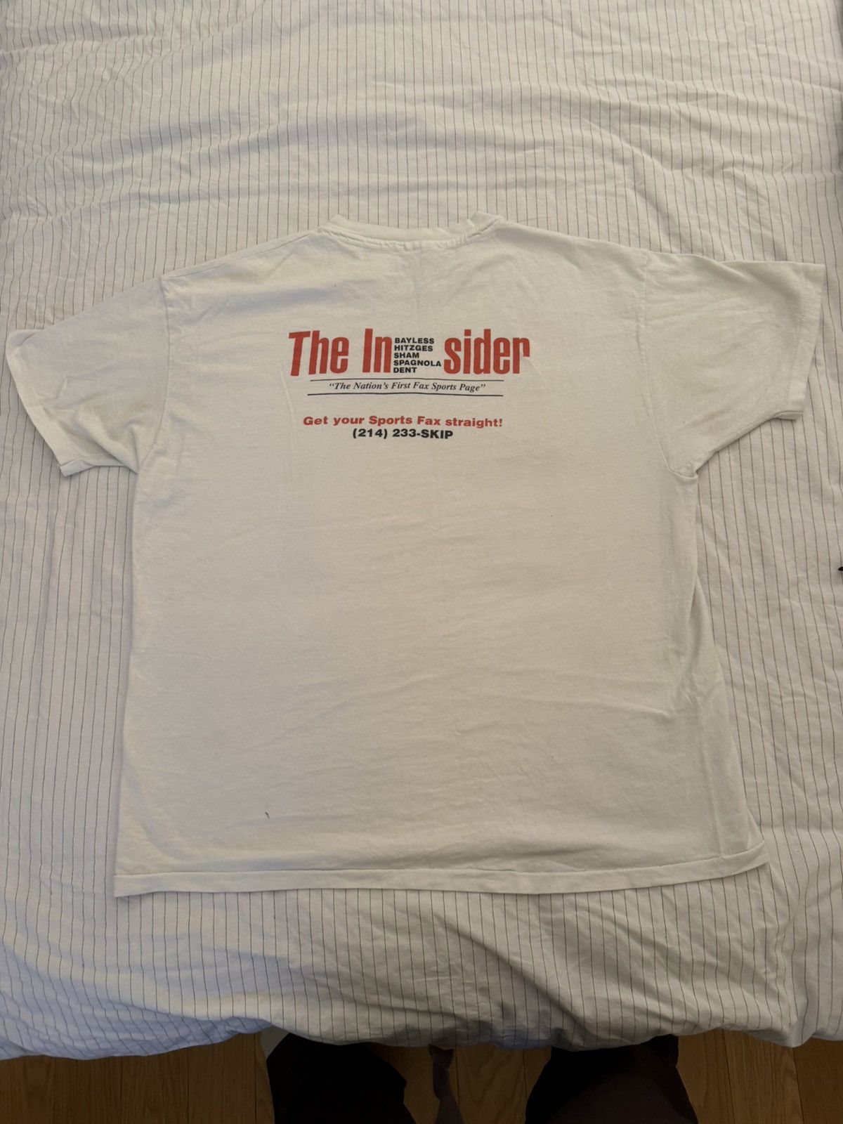 Vintage The Insider Newspaper T-Shirt Size US XL / EU 56 / 4 - 3 Thumbnail