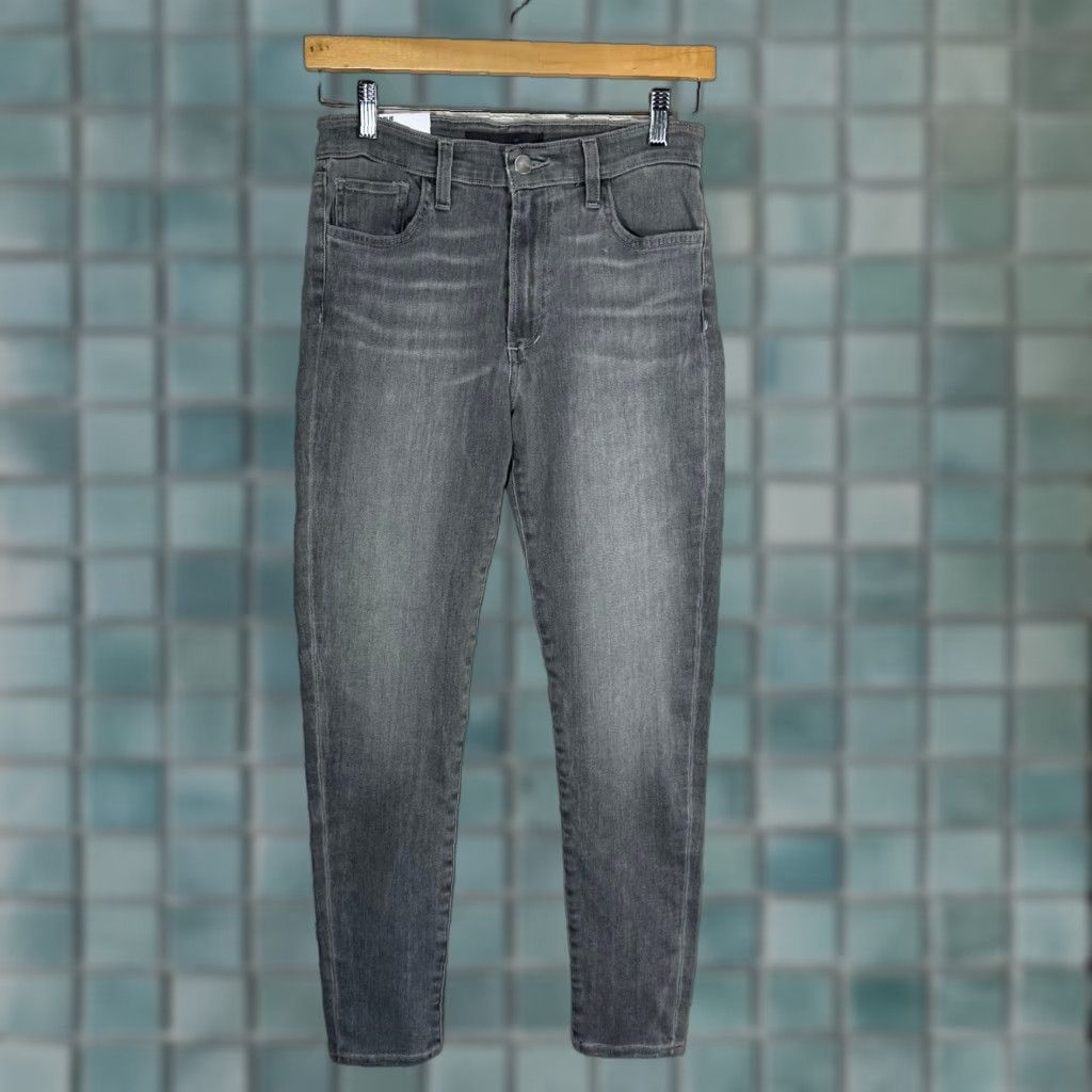 Vintage Joes Jeans The Charlie High Rise Skinny Ankle Grey Cloud Wash 26 Jeans Women Button Zip Pockets Cotton Blend Stretch 5-Pocket Modern Slim Vintage No Size 26" / US 2 / IT 38 - 1 Thumbnail
