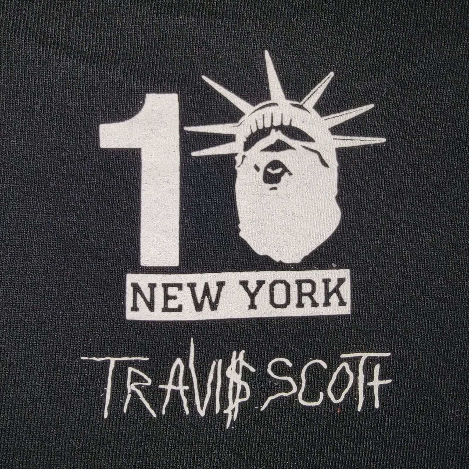 Bape Bape Travis Scott 10th Anniversary New York T-Shirt Size US L / EU 52-54 / 3 - 9 Thumbnail