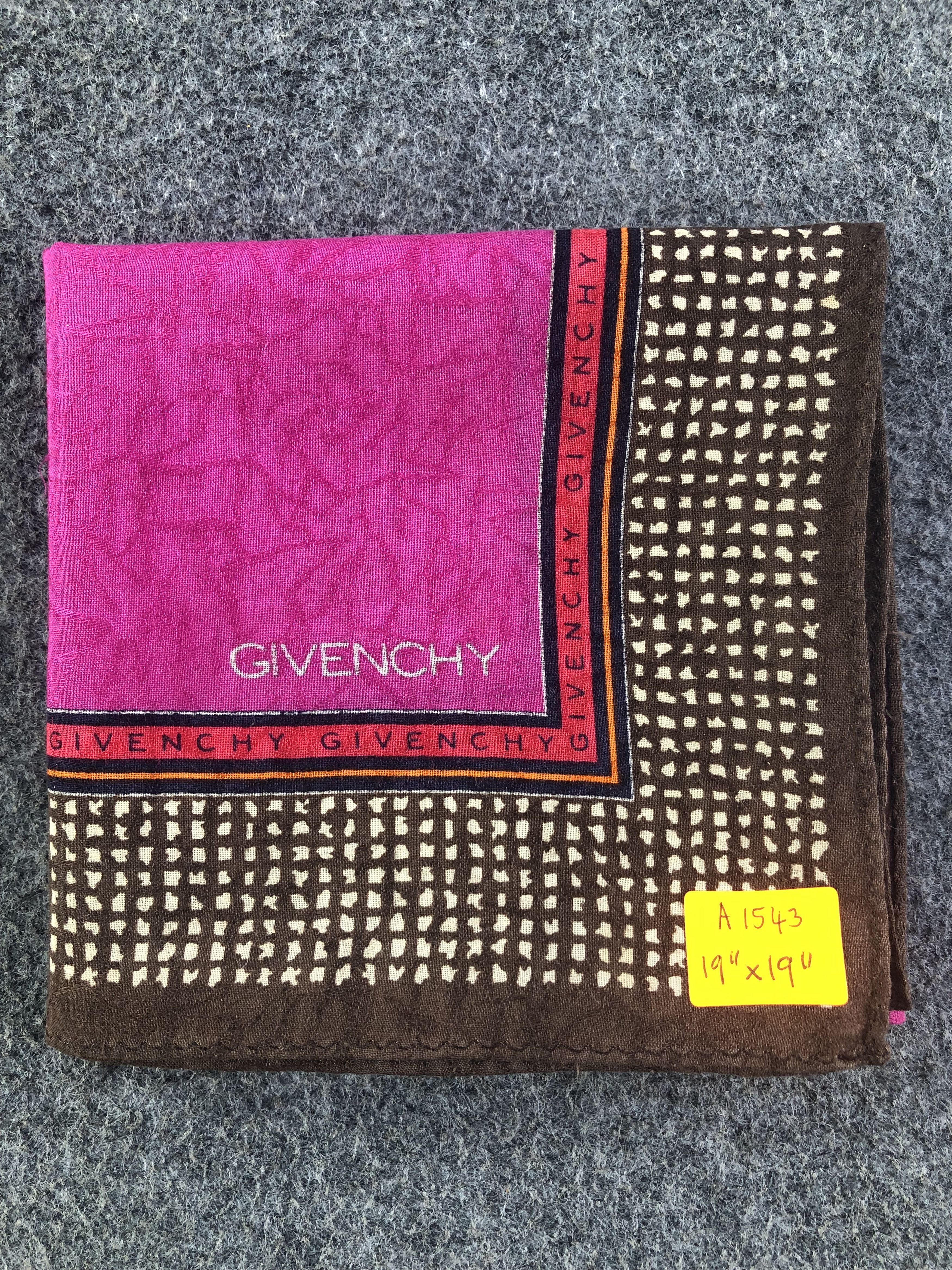 Vintage Givenchy Handkerchief / Bandana / Neckerchief Size ONE SIZE - 8 Thumbnail