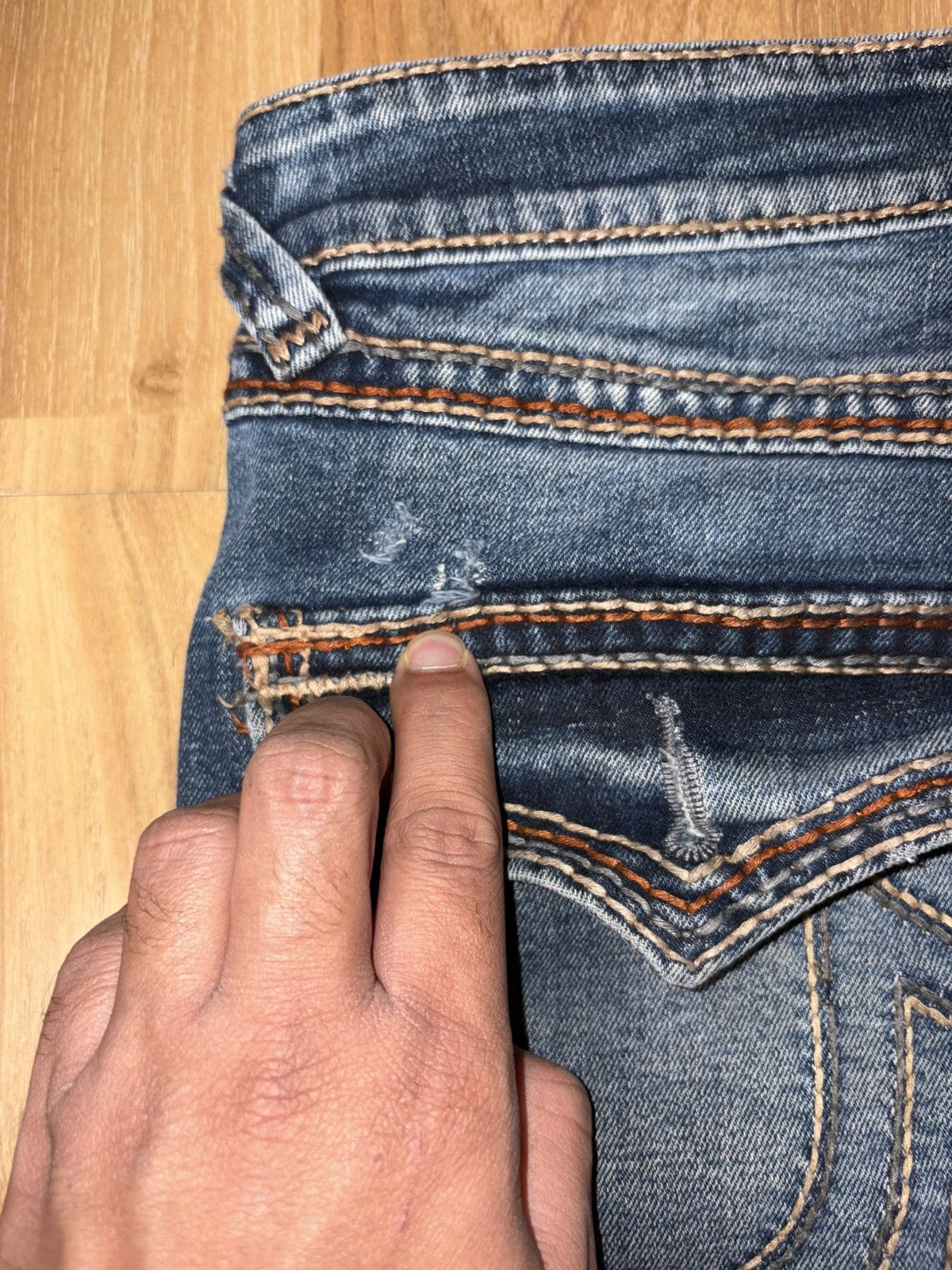 True Religion True Religion Ricky Relaxed Straight Super T Made in USA Size US 36 / EU 52 - 10 Thumbnail