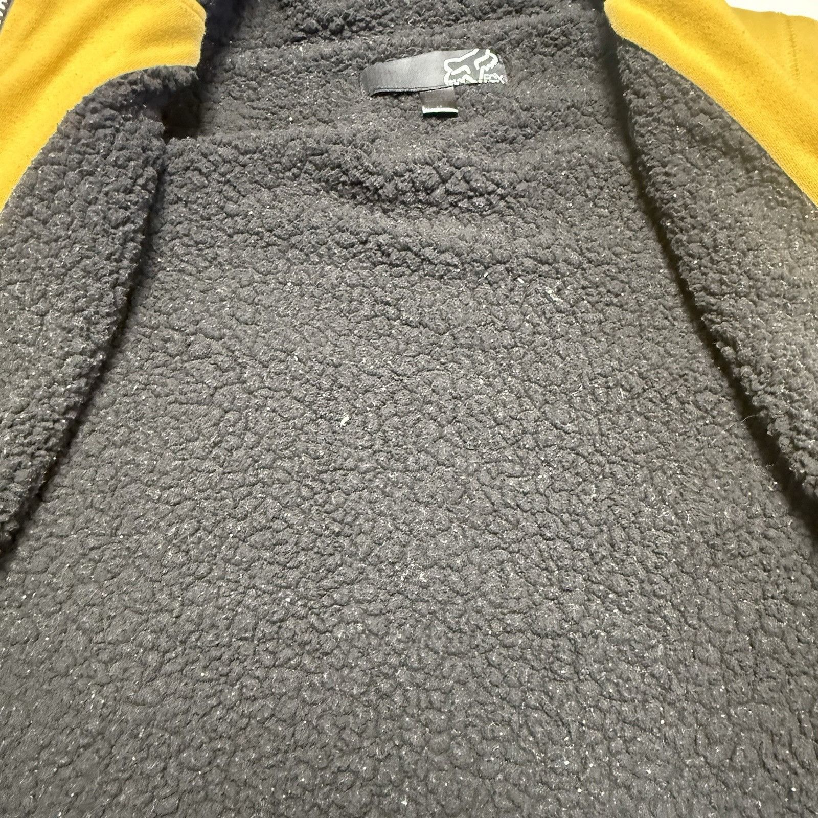 Fox Racing Fox Racing Hoodie Womens Medium Yellow Full Zip Fleece Lined Size US M / EU 48-50 / 2 - 5 Thumbnail