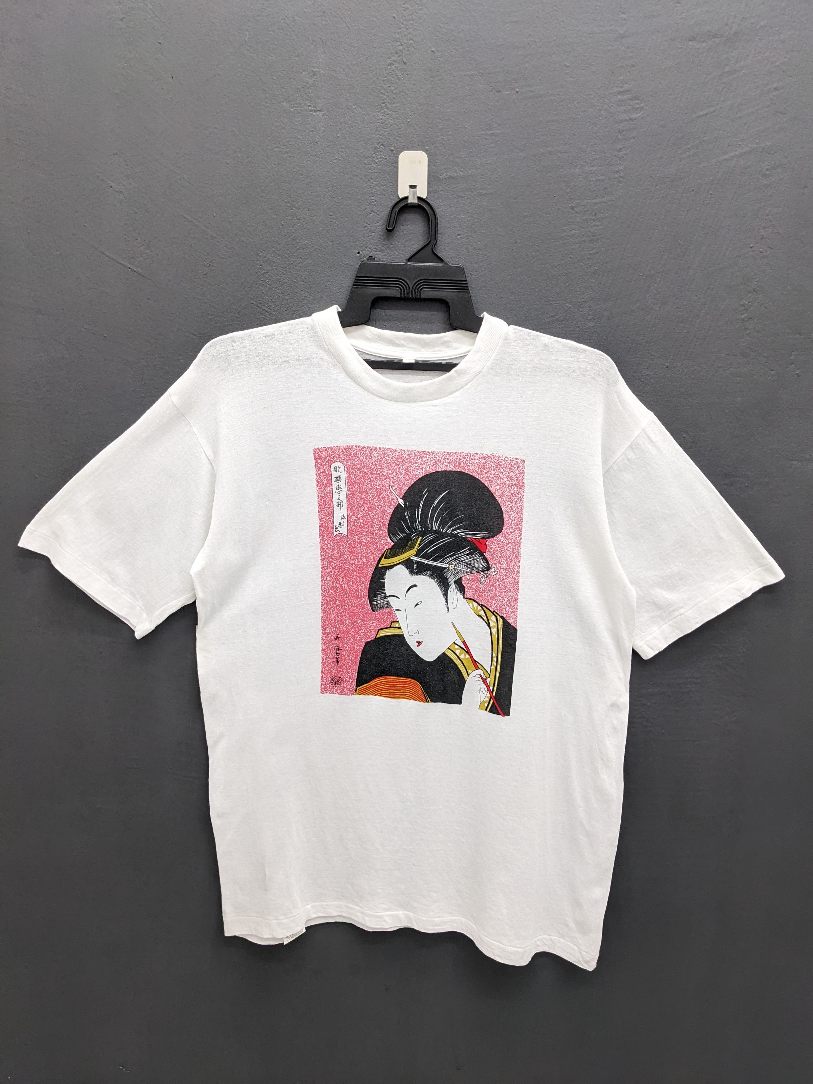 Art Comes First UTAMARO KITAGAWA GEISHA JAPANESE CLASSIC TSHIRT Size US L / EU 52-54 / 3 - 2 Thumbnail